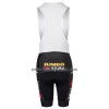 Set Fietsshirt + Korte Koersbroek 2023 Jumbo-Visma Geel Zwart Dames